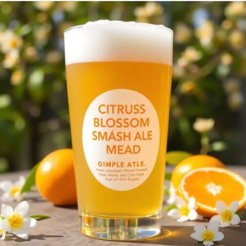 Citrus Blossom SMaSH Ale Mead image